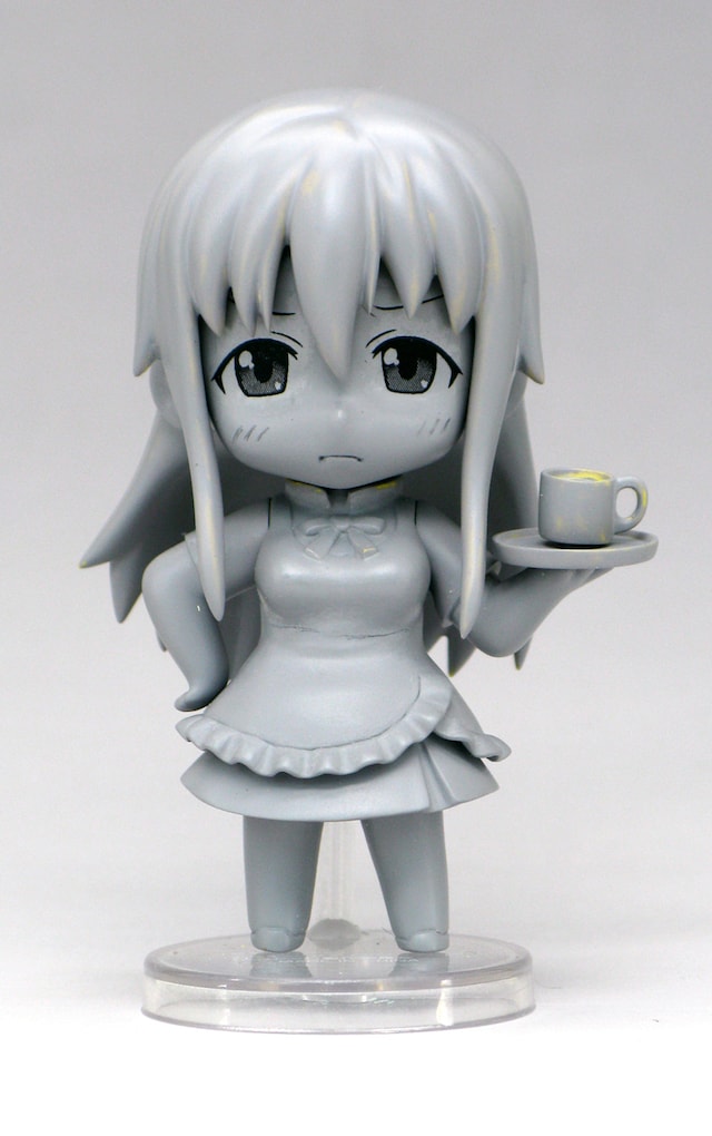 「WORKING!!」11巻特装版に付属する、ことりのねんどろいどぷち。※写真は制作途中のものです。実際の商品とは異なります。