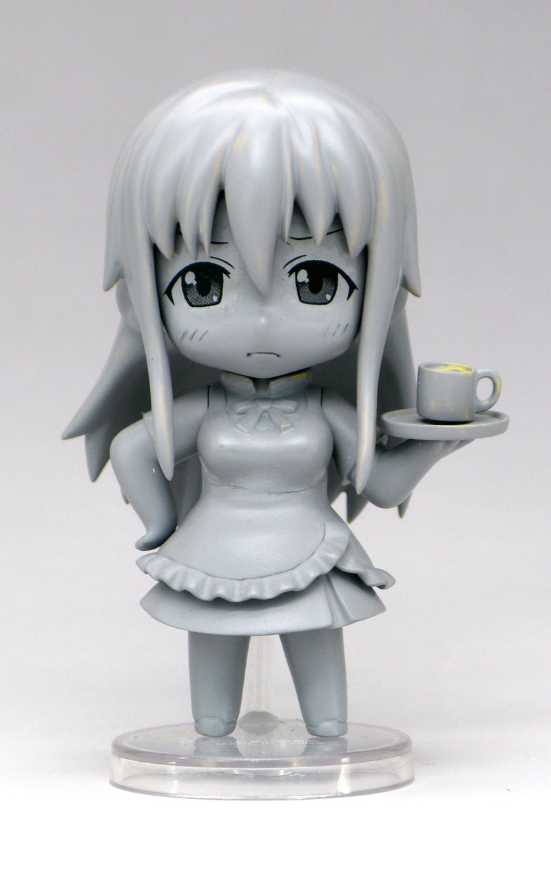 「WORKING!!」11巻特装版に付属する、ことりのねんどろいどぷち。※写真は制作途中のものです。実際の商品とは異なります。