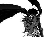 神崎将臣が作画を務める新連載「仮面の忍者 赤影 Remains」カット。