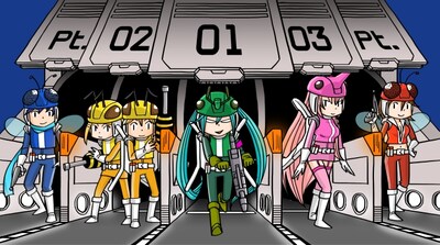 PV「アストロトルーパー」イメージカット (C)mikumix / Crypton Future Media Inc./Shueisha Inc.