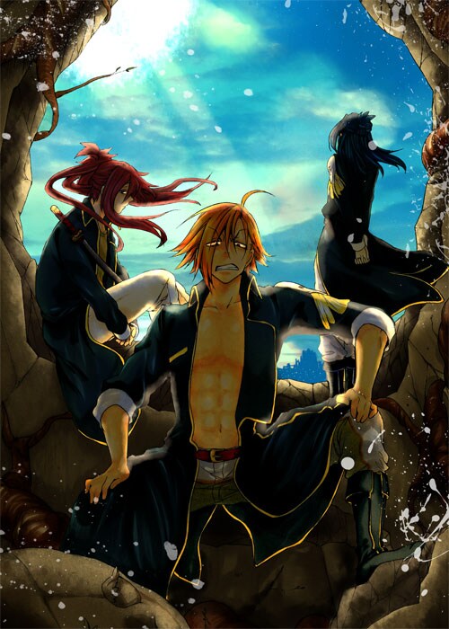 御守リツヒロの新連載「芭喰禄」カット。