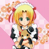 「國崎出雲の事情 クッション『國崎出雲』バイトVer.」の価格は4200円。写真は表面のデザイン。(C)ひらかわあや／小学館