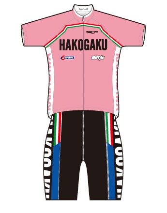 「弱虫ペダル×J SPORTS 箱根学園サイクルジャージ マリア・ローザVer.」。商品の発送は7月下旬を予定している。