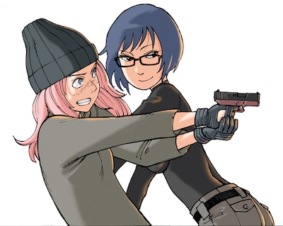 「コミック星新一 ねらった金庫」カット 「ねらった金庫」（新潮文庫刊『未来いそっぷ』所収）（c）1967 星ライブラリ／新潮社