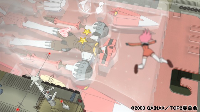 「トップをねらえ2！」場面写真。