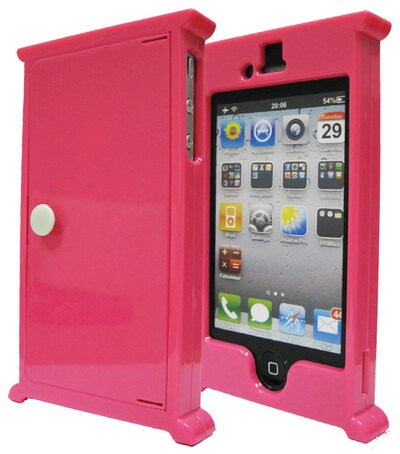 「ドラえもん どこでもドア iPhone4,iPhone4S 共用カバー」。(C)藤子プロ・小学館・テレビ朝日・シンエイ・ADK