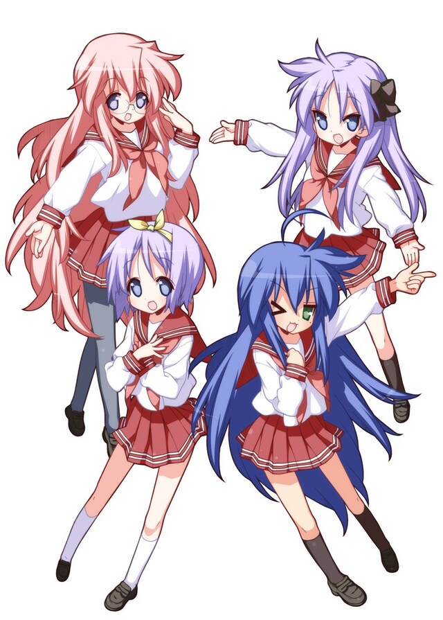 「らき☆すた≒おん☆すて」メインビジュアル（c）美水かがみ／角川書店