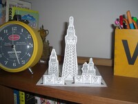 メッセージペーパーの組み立て図。