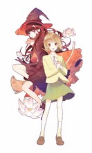 柚木麻子原作香魚子作画「魔法使いの心友」カット。