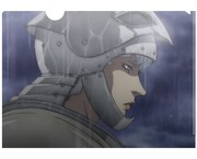 雨に濡れるグリフィスのクリアファイル。(C)三浦建太郎（スタジオ我画）・白泉社／BERSERK FILM PARTNERS