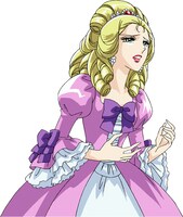 「CRベルサイユのばら 薔薇の運命」キャラクター画像。 (C) 池田理代子プロダクション