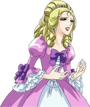 「CRベルサイユのばら 薔薇の運命」キャラクター画像。 (C) 池田理代子プロダクション