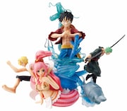 「ONE PIECE」積み上げて360度鑑賞できる小型ジオラマ
