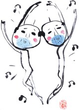 アックス作家が大集合する豪華イベント、しりあがり寿によるこのイラストのように、楽しい夜となるに違いない。