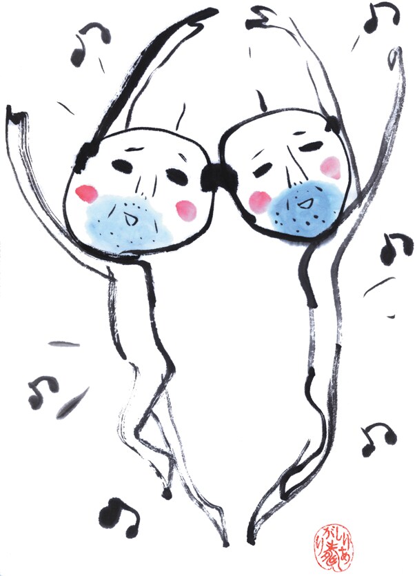 アックス作家が大集合する豪華イベント、しりあがり寿によるこのイラストのように、楽しい夜となるに違いない。