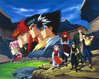 アニメ「幽☆遊☆白書」ビジュアル。 原作／冨樫義博「幽☆遊☆白書」（集英社「ジャンプコミックス」刊 (C)Yoshihiro Togashi 1990年-1994年 (C)ぴえろ／集英社）