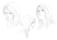 「ヴァーチャルアーティスト Mana」の設定画。(C)北条司