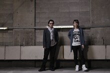 北条司（左）と小室哲哉（右）。