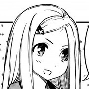 富士。洋二郎の娘と思しき幼女だが、母親の所在はよくわかっていない。時折みせる大人びた発言に、背伸びしている感じがにじんで周囲を和ませる。みんなが「ハッピー」になるよう願をかけて、はっぴを着ているらしい（本人は否定）。