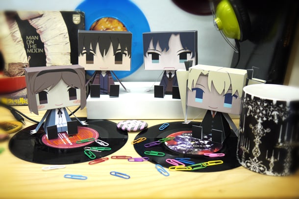 「GUNSLINGER GIRL」グラフィグの見本。(C)相田裕／アスキー・メディアワークス，マーベラスAQL