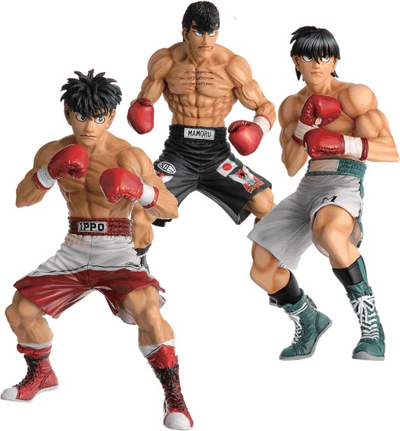 抽選で当たる、「はじめの一歩 New Challenger リアルフィギュア」シリーズ。
