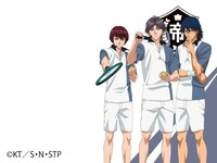 「新テニスの王子様」デジタルカメラのフレームの1種。(C)許斐 剛／集英社・NAS・新テニスの王子様プロジェクト