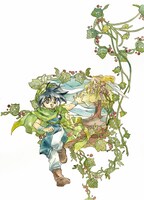 「レヴァリアース」1巻のカバーイラスト。