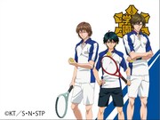 「新テニスの王子様」デジタルカメラのフレームの1種。(C)許斐 剛／集英社・NAS・新テニスの王子様プロジェクト