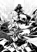 鏡貴也原作、山本ヤマト作画による新作「終わりのセラフ（仮）」予告カット。