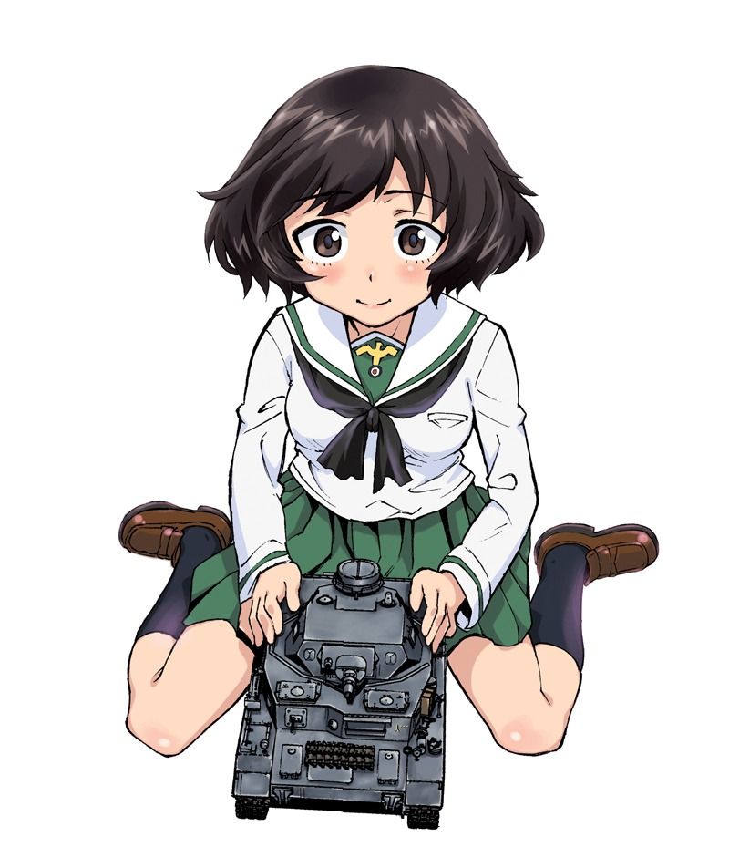 コミカライズ版「ガールズ＆パンツァー」のカット。