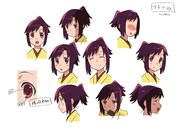 防波亭手寅（ぼうはていてとら）のキャラクター設定画。(C)久米田康治・ヤス・講談社／女子落語協会