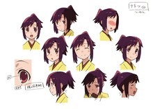 防波亭手寅（ぼうはていてとら）のキャラクター設定画。(C)久米田康治・ヤス・講談社／女子落語協会