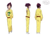 防波亭手寅（ぼうはていてとら）のキャラクター設定画。(C)久米田康治・ヤス・講談社／女子落語協会