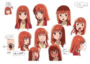 蕪羅亭魔梨威（ぶらていまりい）のキャラクター設定画。(C)久米田康治・ヤス・講談社／女子落語協会