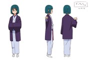 空琉美遊亭丸京（くうるびゆうていがんきょう）のキャラクター設定画。(C)久米田康治・ヤス・講談社／女子落語協会