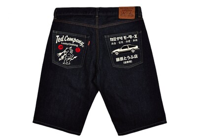 「頭文字D×TEDMAN×カミナリモータース ハーフジーンズ」(C)しげの秀一/講談社・エイベックス・エンタテインメント・オービー企画