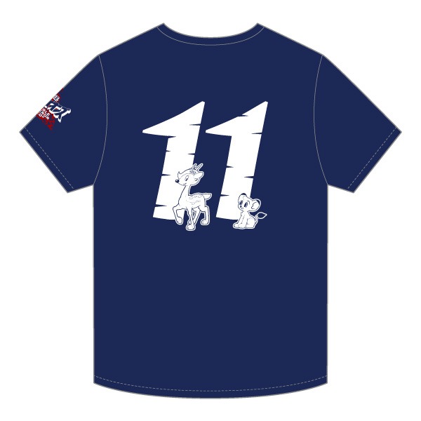 「ジャングル大帝」と西武ライオンズのコラボTシャツ（背番号入り） (C)SEIBU LIONS (C)TEZUKA PRODUCTIONS
