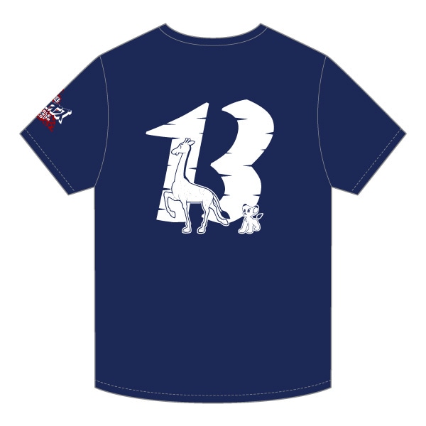 「ジャングル大帝」と西武ライオンズのコラボTシャツ（背番号入り） (C)SEIBU LIONS (C)TEZUKA PRODUCTIONS