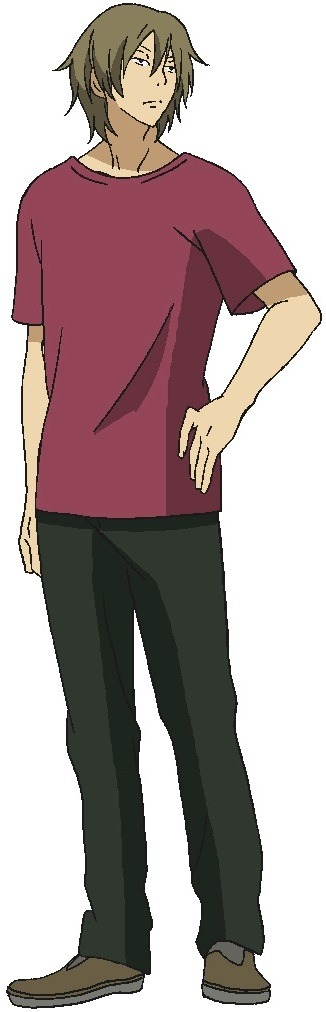 葉月亮介のキャラクターデザイン。（C）2012 河内遙／祥伝社／アニメ「夏雪ランデブー」製作委員会