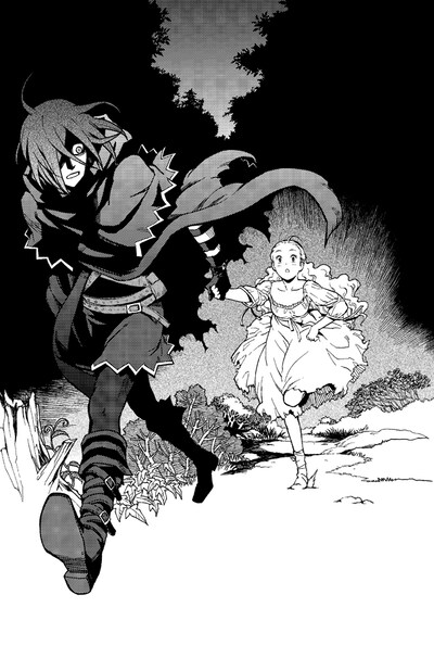 田辺イエロウの新作読み切り「森の中」予告カット。