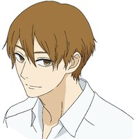 島尾篤のキャラクターデザイン。（C）2012 河内遙／祥伝社／アニメ「夏雪ランデブー」製作委員会