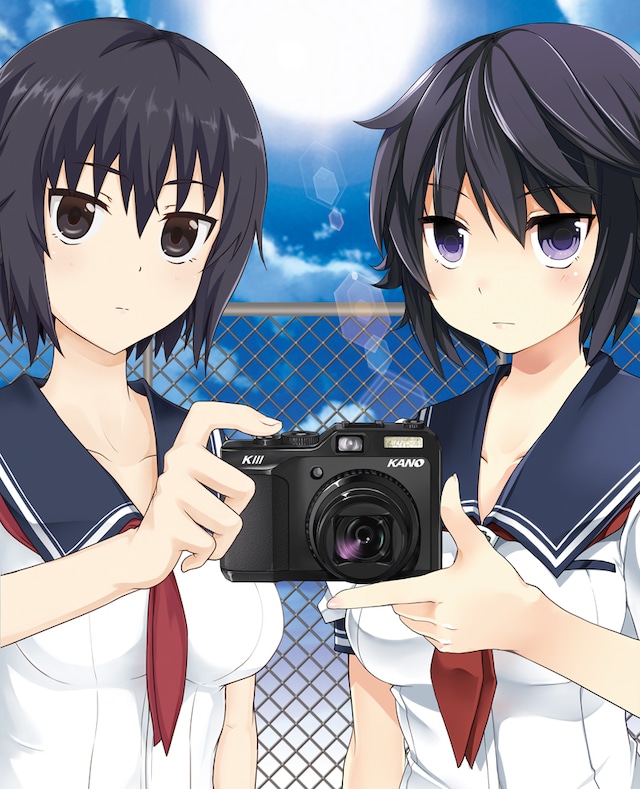 「フォトカノ」ダブルコミカライズのメインイラスト (C)2011 ENTERBRAIN, INC. Developed by DINGO Inc.