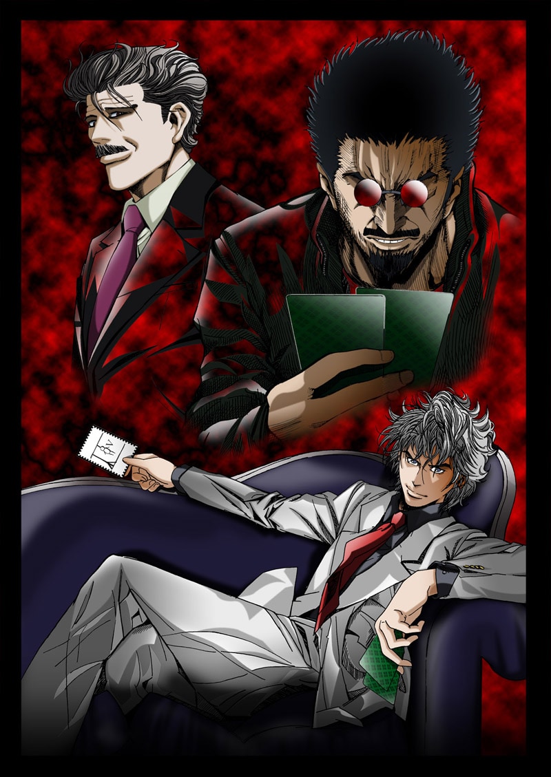 アニメ「嘘喰い」キービジュアル (C)迫稔雄・集英社