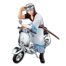 ダブルチャンスキャンペーンで当たる「坂田銀時&スクーターフィギュア リペイントver.」。(C)空知英秋／集英社・テレビ東京・電通・サンライズ・アニプレックス