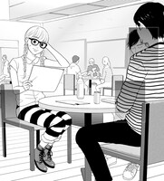 花津ハナヨの新連載「てっぺんまででいいですか？」より。