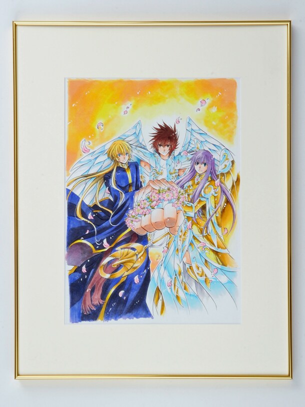 「聖闘士星矢 THE LOST CANVAS 冥王神話」の複製原画。