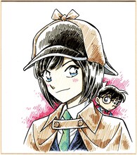 青山剛昌が執筆した前田敦子探偵。(C)青山剛昌／小学館