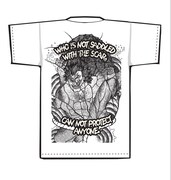 背中に“侠客立ち”「バキ外伝 創面」花山薫Tシャツ