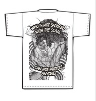 「“侠客立ち”Tシャツ」バック