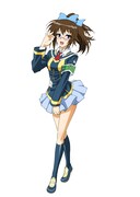 喜界島もがな（CV.茅野愛衣） (C)2012 西尾維新・暁月あきら／集英社・箱庭学園生徒会